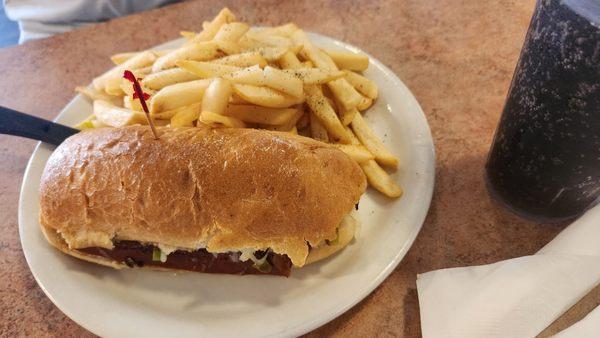 Hot Link Philly and Peppers --very ordinary sandwich