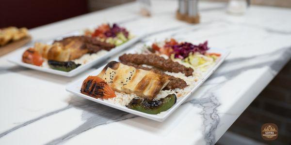 Adana Kebab Platter