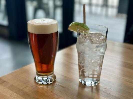 Vienna-style Lager & Vodka Tonic