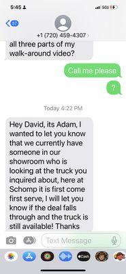 Correspondence with Schomp ford associate.