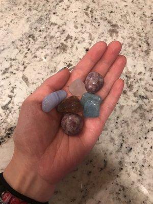 Peaceful & calming stones I picked up this evening.