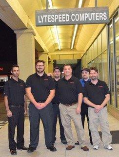 Our wonderful staff at LyteSpeed Computers