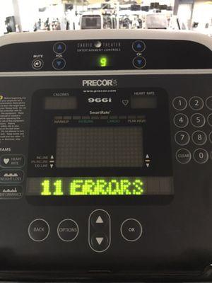 I feel ya, Precor Elliptical....