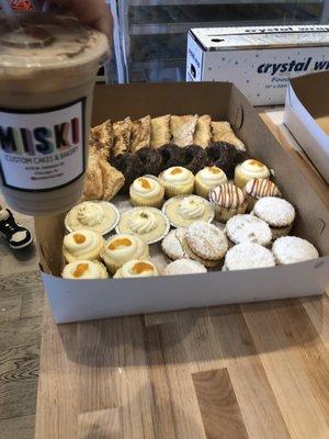 Alfajores, cupcakes, key lime pie and sweet turnovers.