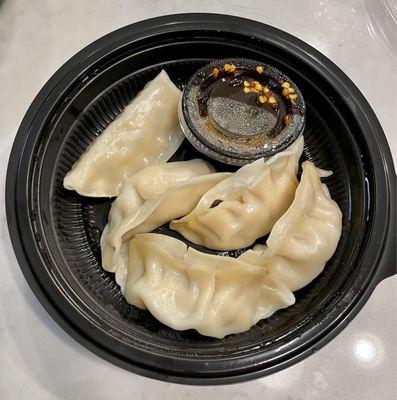 Potstickers are good too! Worth it for the dumpling sauce.