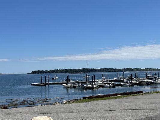 The view from our picnic table