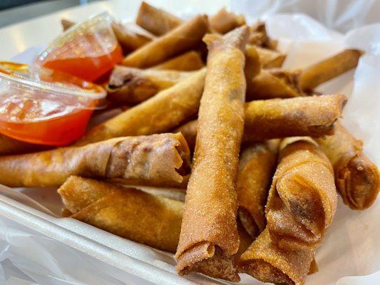 Yum! Pork lumpia @ .50 a piece!!