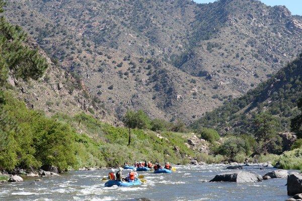 Arkansas River Tours white water rafting