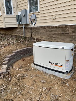 Installation of a 22KW generator by Salone Solutions LLC.