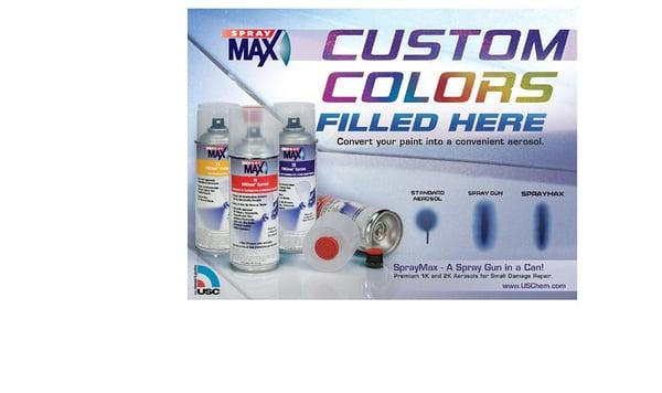 SprayMax custom color filled here