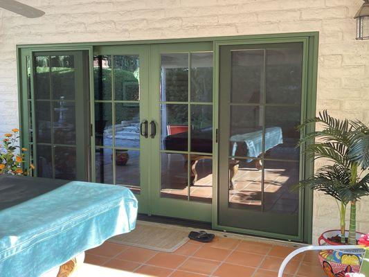 Sliding patio doors