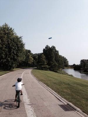 Chicago Botanic Garden ride...