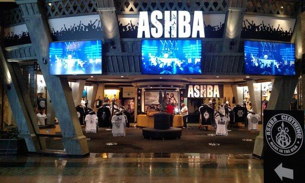 The all new ASHBA Clothing store, inside the Stratosphere tower shops, Las Vegas.