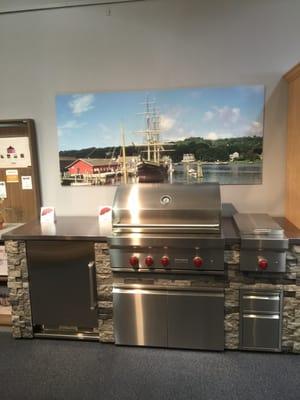 Wolf outdoor kitchen display