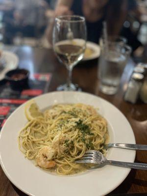 Aglio E Olio with Shrimp