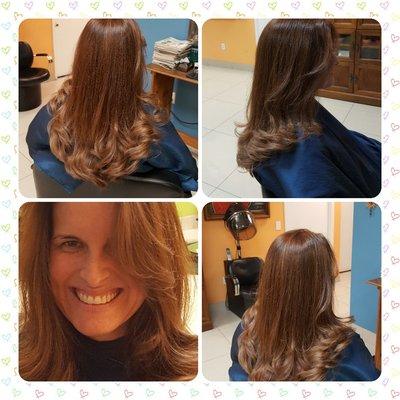 Color and haircut by marinellagarrett.