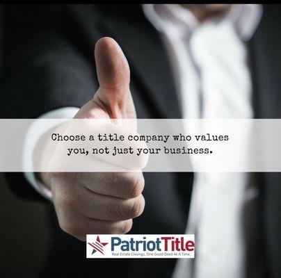 Choose Patriot Title!