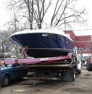 In some cases we can help tow your boat