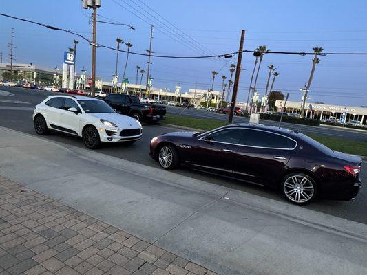 2017 Porsche Macan and Maserati Quattroporte