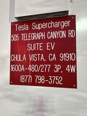 12.25.22 New Tesla Supercharger right off the 805 and Telegraph Canyon Road