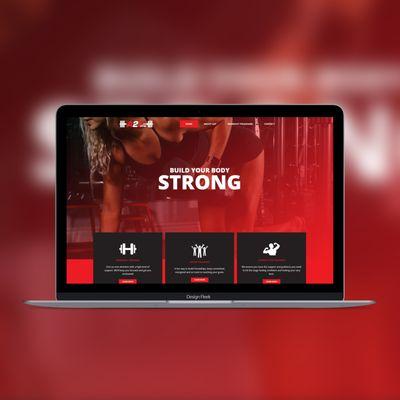 Addicted 2 Fitness - Web Design