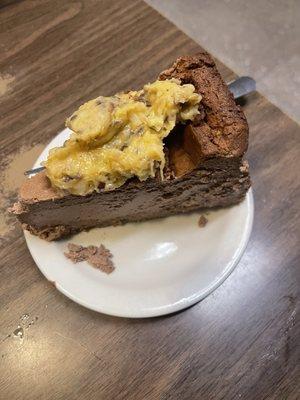 German chocolate cheesecake