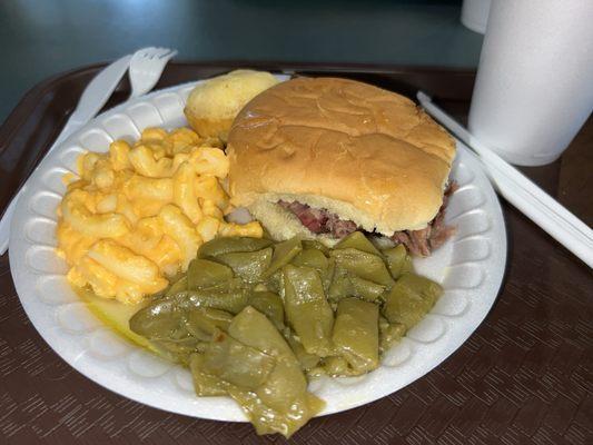 Smoked Beef Brisket Large Sandwich