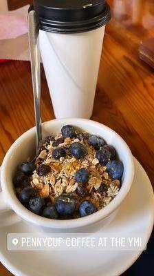 Yogurt and granola