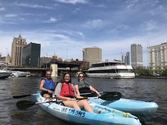 Milwaukee's magnificent skyline, as seen on the skyline tour.