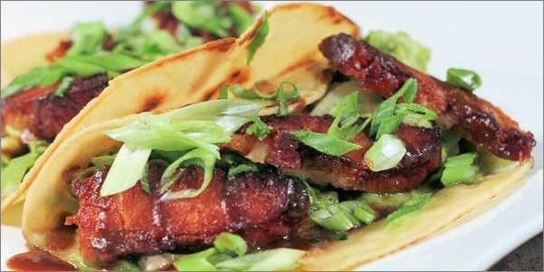 Pork belly tacos.