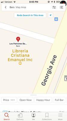 This took the place of the latino Christian bookstore Liberia cristiana, Why is it listed twice?