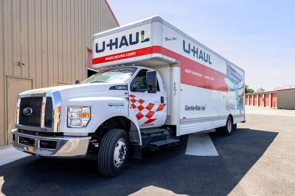 U-Haul Trucks For Rent at Security Public Storage in Sparks, NV.