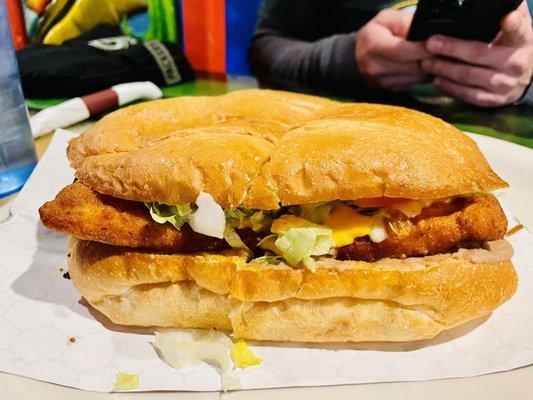 torta milanesa de pollo