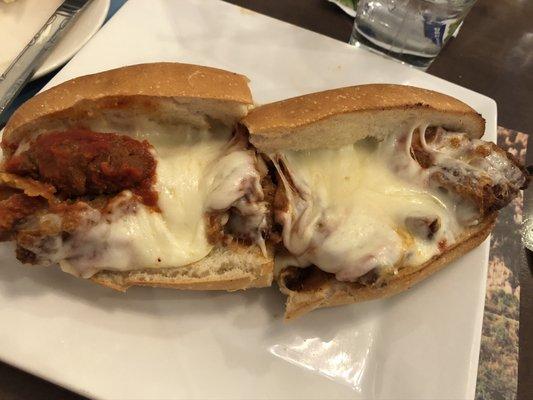 Veal Parm sandwich