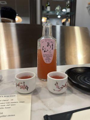 Kitaya Ai No Hime - bottle-fermented red sparking sake