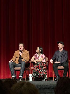 Q&A with the actors after the screening of "The Whale"