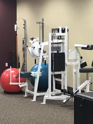 Work out area for rehab