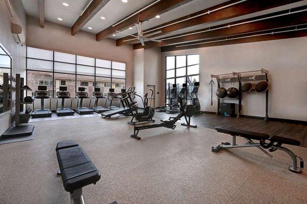 Health club  fitness center  gym