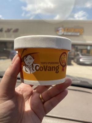 Tofu pudding cup