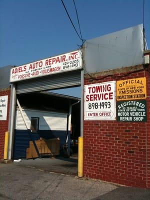 Garage entrance