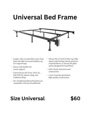 Universal Metal Bed Frame