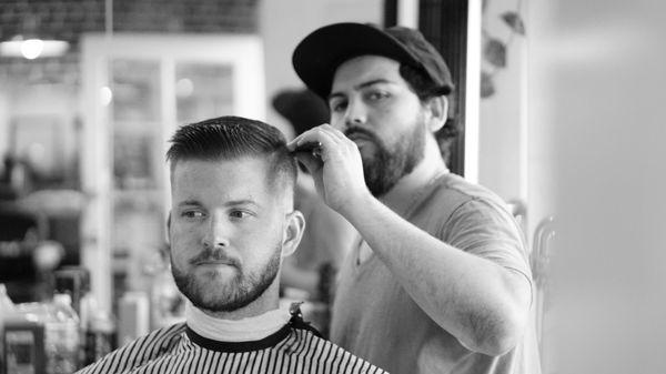 Getting business handled one cut at a time. Always clean, always fresh at The Traditional Barber.