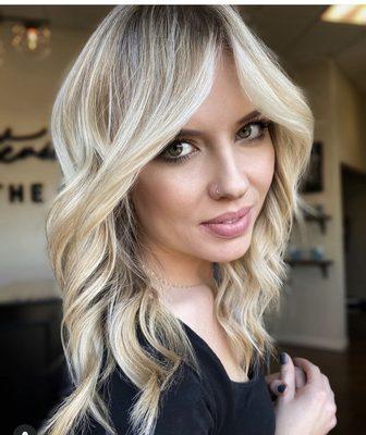 This gorgeous blonde by Summer on our beautiful stylist Kyla