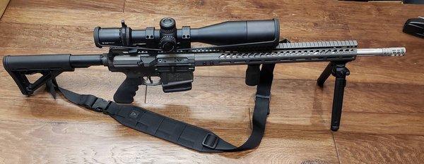 AR10 6.5 Creedmoor painted and built by Lance