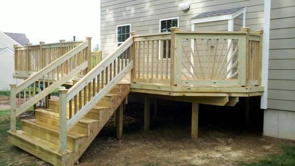 View of a beautiful deck we did in Xenia.