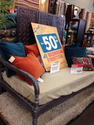 Up to 50% off bedroom furniture too