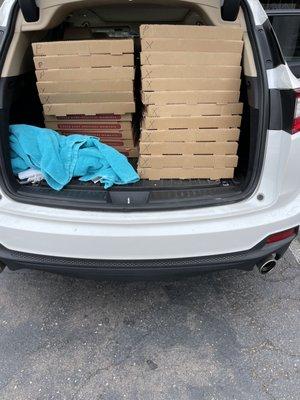 24 pizzas!!!