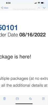 Ordered the package on 16th , she tells me oh let's wait until the 1st and then we can proceed with a refund .. whAaattt?!