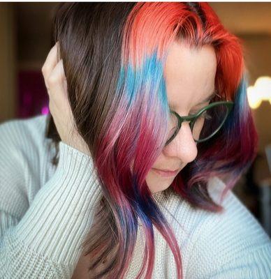 We love color @ Atelier Studio, the Aveda Salon in Santana Row