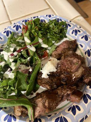 Steak salad